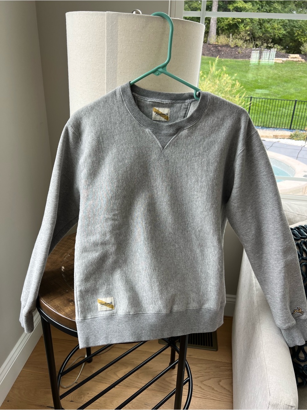 Tracksmith Gray Crewneck Sweatshirt - Soft Pullover